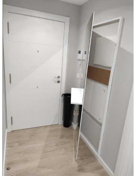 TapaContador Grande Todo Espejo con Estante A Medida