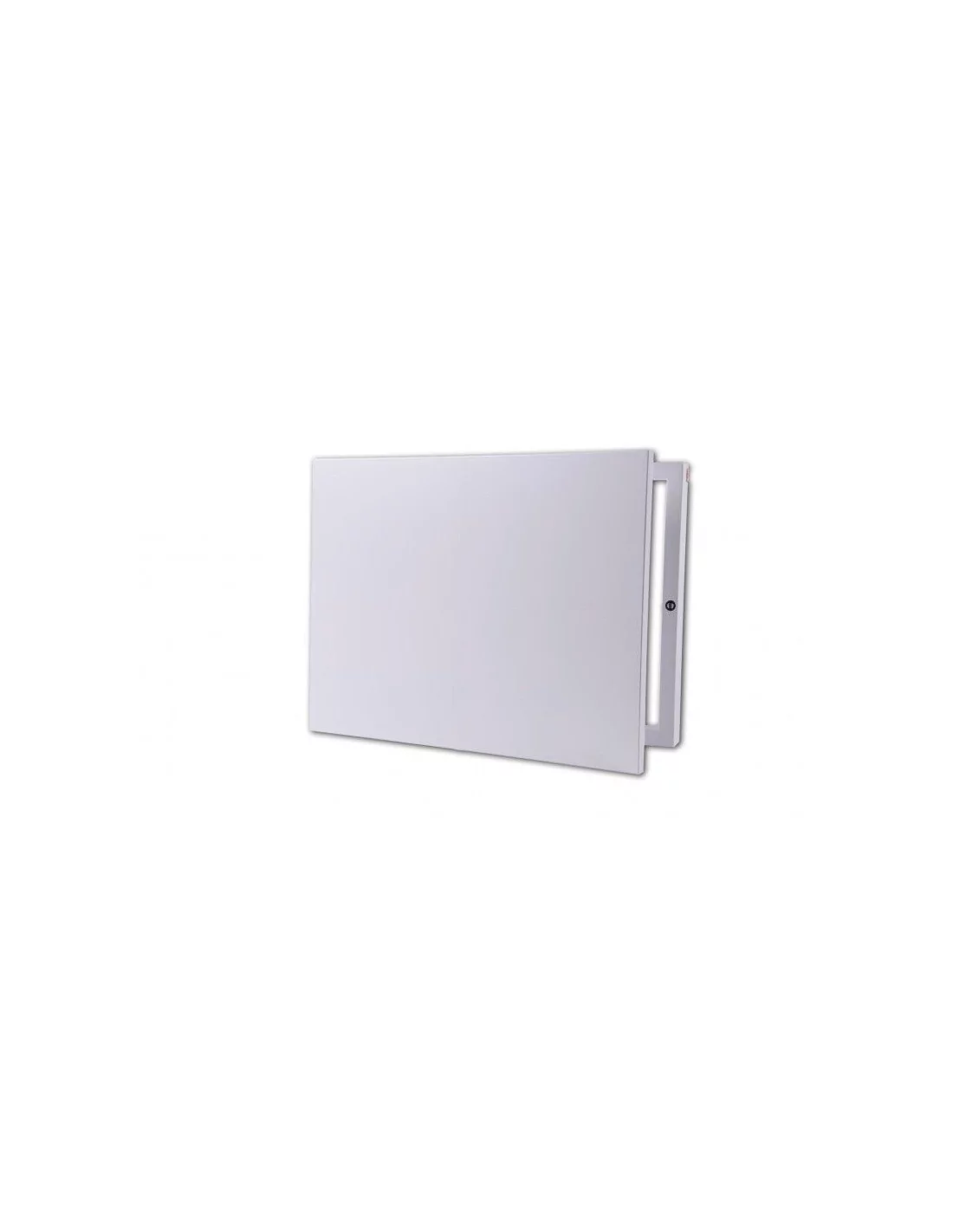 Tapa contador luz vertical abstracto cajón blanco