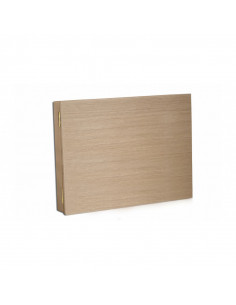 Tapa Contador Liso Madera