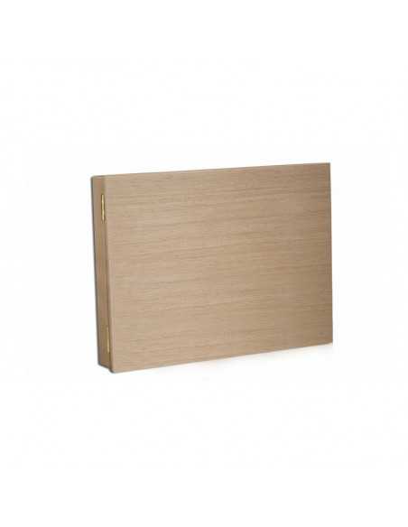 Tapa Contador Liso Madera