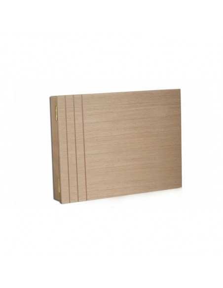 Tapa Contador Tres Lineas Madera