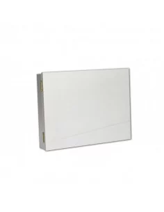 Tapa contador luz o cuadro eléctrico de 2 puertas con portafotos de madera  blanca