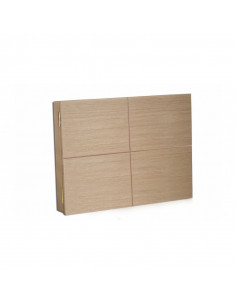 Tapa Contador Cruz Madera