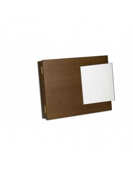 TapaContador Madera Espejo Cuadrado