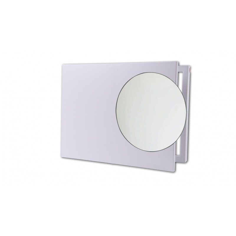 Tapacontador lacado a medida con un espejo circular