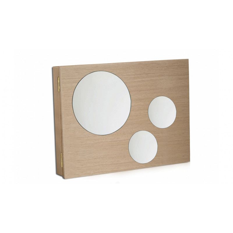 Tapa Contador Madera a Medida Con Tres Espejos en el Frontal