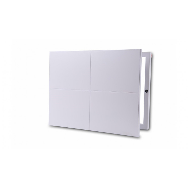 Cubre Magnetotérmicos lacado con una cruz grabada en el frontal